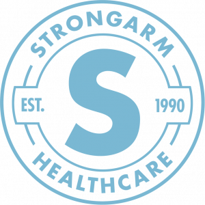 Strongarm Healthcare - Ergonomic Display & Keyboard Wall Arm Workstations Designed for the Healthcare Industry