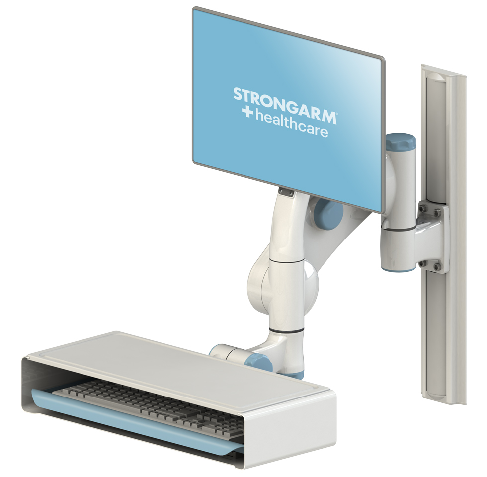 CleanMount Wall Arm for Healthcare