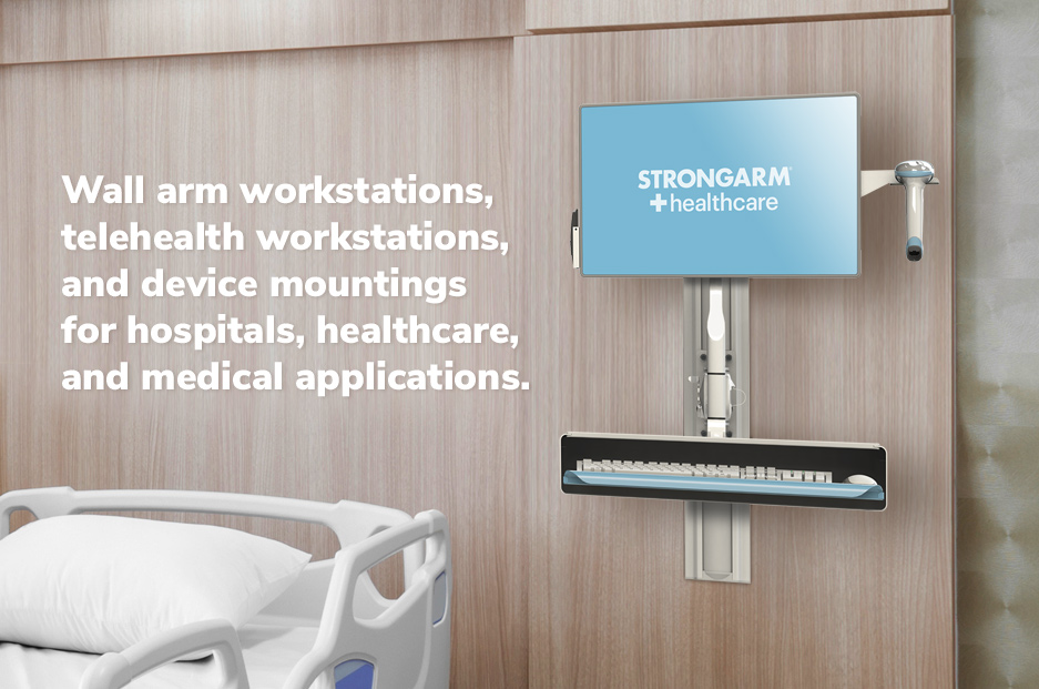 Strongarm Healthcare | Wall arm mountings & workstations for hospitals, healthcare & medical applications.